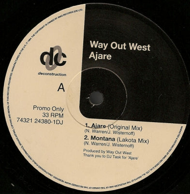 WAY OUT WEST - Ajare / Montana