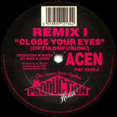 ACEN - Close Your Eyes(Remix)