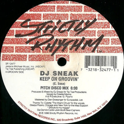 DJ SNEAK - Keep On Groovin