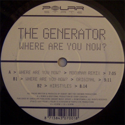 THE GENERATOR - Where Are You Now?