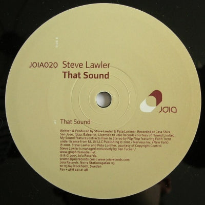 STEVE LAWLER - That Sound