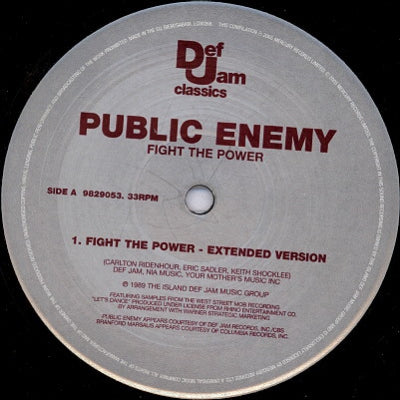 PUBLIC ENEMY - Fight The Power