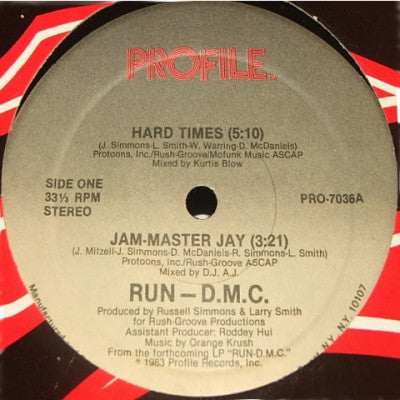 RUN-D.M.C. - Hard Times / Jam-Master Jay