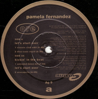 PAMELA FERNANDEZ - Let's Start Over / Kickin' In The Beat