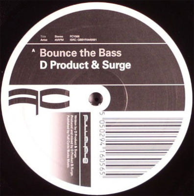 D PRODUCT & SURGE - Bounce The Bass / Made The Switch