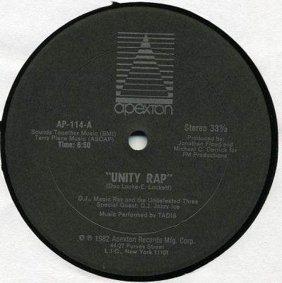 DJ MAGIC RAY AND THE UNDEFEATED THREE - Unity Rap