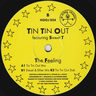 TIN TIN OUT FEATURING SWEET T - The Feeling