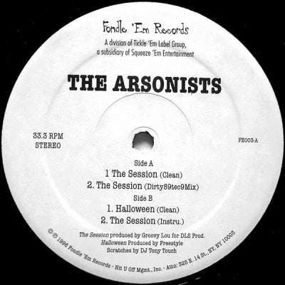THE ARSONISTS - The Session / Halloween