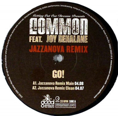 COMMON FEATURING JOY DENALINE - GO! (Jazzanova Remix)