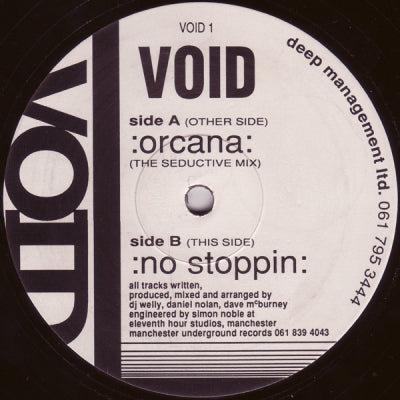 VOID - Orcana / No Stoppin