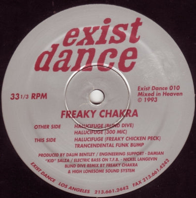 FREAKY CHAKRA - Halucifuge / Trancendental Funk Bump