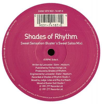 SHADES OF RHYTHM - Sweet Sensation (Remixes) / Everybody