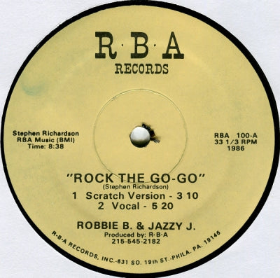 ROBBIE B & JAZZY J  - Rock The Go-Go / Boogie Down