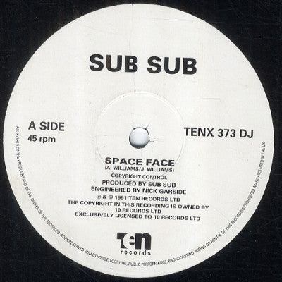 SUB SUB - Space Face / Ecto-Jam-Sub