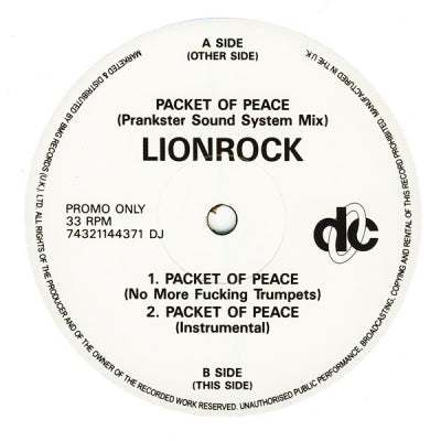 LIONROCK - Packet Of Peace