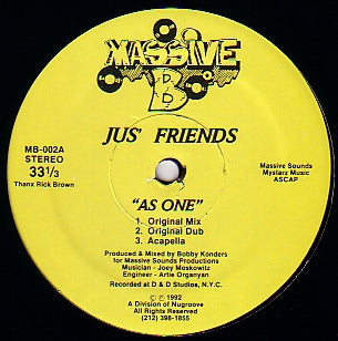 JUS FRIENDS - As One