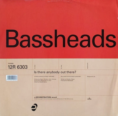 BASSHEADS - Is There Anybody Out There?