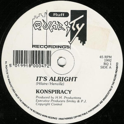 KONSPIRACY - It's Alright / Wind It Up