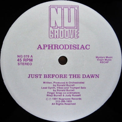 APHRODISIAC - Just Before The Dawn / Your Love