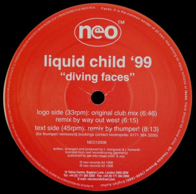LIQUID CHILD - Diving Faces '99
