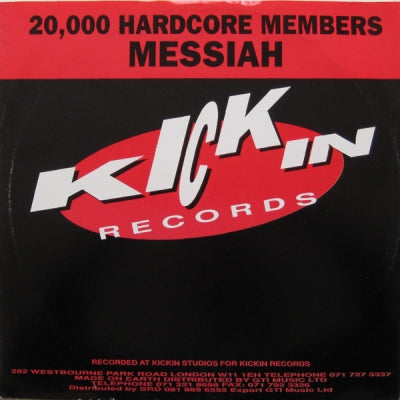 MESSIAH - 20,000 Hardcore Members