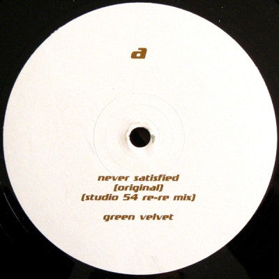 GREEN VELVET - Never Satisfied