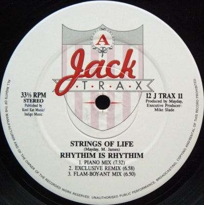 RHYTHIM IS RHYTHIM / MODEL 500 - Strings Of Life / Off To Battle / Kaos