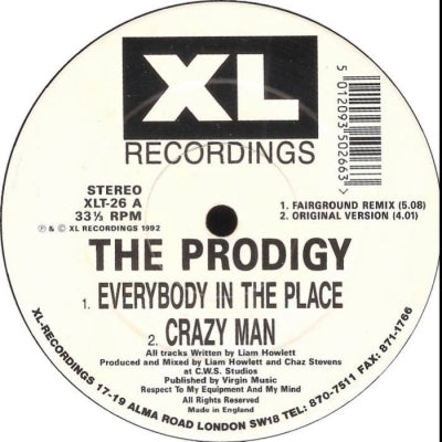 THE PRODIGY - Everybody In The Place