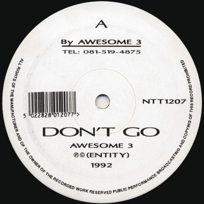 AWESOME 3 - Don't Go / Headstrong