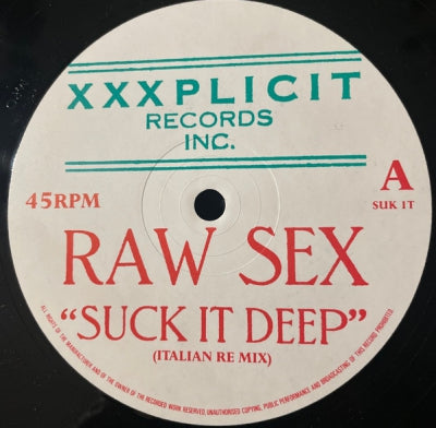 RAW SEX - Suck It Deep