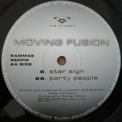 MOVING FUSION - Star Sign / Party People