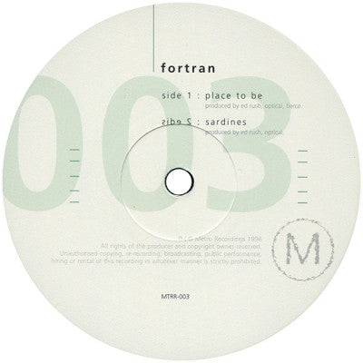 FORTRAN - Place To Be / Sardines