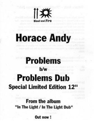 HORACE ANDY - Problems