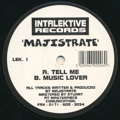 MAJISTRATE - Tell Me / Music Lover