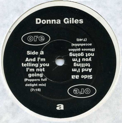 DONNA GILES - And Im Telling You I'm Not Going