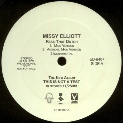 MISSY ELLIOTT - Pass That Dutch