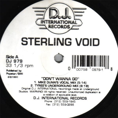 STERLING VOID - Don't Wanna Go