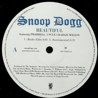 SNOOP DOGG - Beautiful / Ballin'