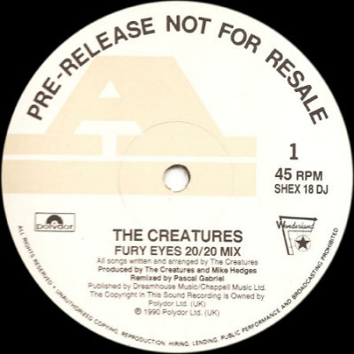 THE CREATURES - Fury Eyes