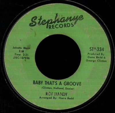 ROY HANDY  - Baby That's A Groove / Monkey See - Monkey Do