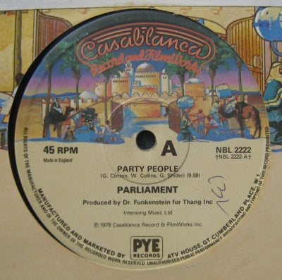 PARLIAMENT - Party People / Tear The Roof Off The Sucker / Flashlight