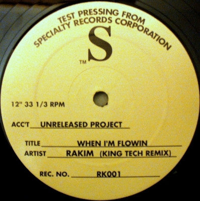RAKIM - When I'm Flowin' (King Tech Remix)