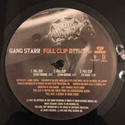 GANGSTARR - Full Clip / Dwyck