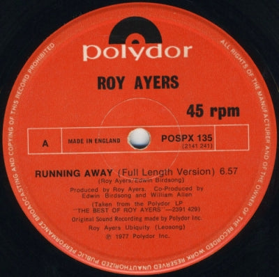 ROY AYERS UBIQUITY - Running Away
