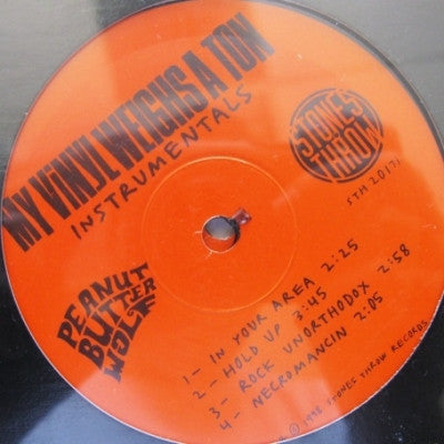 PEANUT BUTTER WOLF - My Vinyl Weighs A Ton Instrumentals