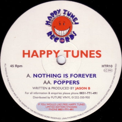 HAPPY TUNES - Nothing Is Forever / Poppers