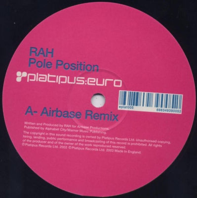 RAH - Pole Position / Seven (The Airbase Mixes)
