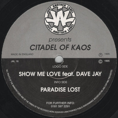 CITADEL OF KAOS - Show Me Love / Paradise Lost