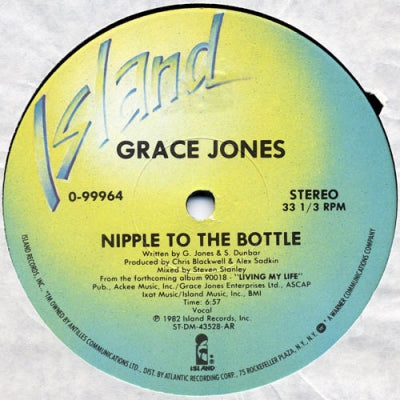 GRACE JONES - Nipple To The Bottle / JA Guys (My Jamaican Guy Dub)