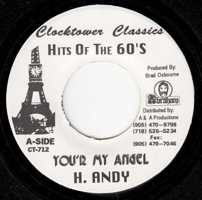HORACE ANDY / KING TUBBY & THE AGGROVATORS - You're My Angel / Jackson Head Dub